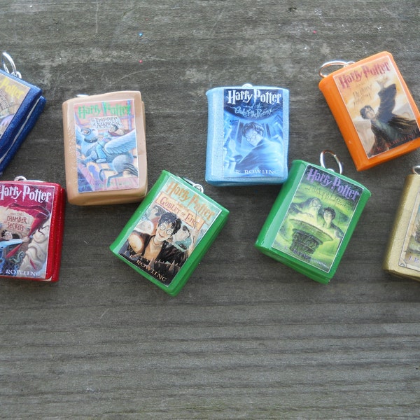 Set Of Harry Potter Polymer Clay Book Charms With BONUS