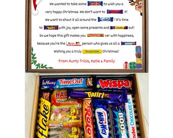 Christmas Chocolate Gift Box for Kids | Children's Christmas Gift | Chocolate Stocking Filler | Festive Sweet Gift | Free UK Postage