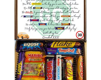 Good Luck Driving Test Chocolate Gift Box | Learner Driver Gift | Driving Test Lucky Treat Box | Chocolate Good Luck Gift