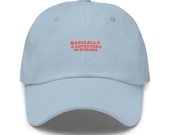 Nurse Superhero hat| Unisex , RN Humor Scrubs Gift
