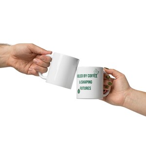 Teacher Mug Funny Coffee Mug for Teachers | Fueled By Coffee and Shaping Futures | Teacher Gift | Teacher Appreciation | Best Teacher Mug