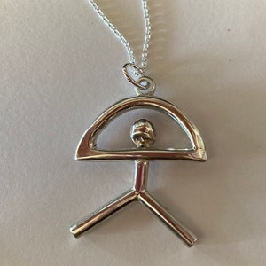 Indalo Pendant or Key Ring. Unisex Sterling Silver Indalo Man, El Indalo, Almeria Man. Or in 9ct gold. Made in Spain. A perfect gift & treat image 7