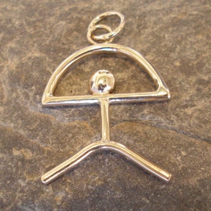 Indalo Pendant or Key Ring. Unisex Sterling Silver Indalo Man, El Indalo, Almeria Man. Or in 9ct gold. Made in Spain. A perfect gift & treat image 10