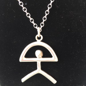 Indalo Pendant or Key Ring. Unisex Sterling Silver Indalo Man, El Indalo, Almeria Man. Or in 9ct gold. Made in Spain. A perfect gift & treat image 4