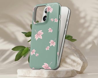 Cover per telefono con motivo foglie autunnali, resistente e adatta per iPhone 17 Pro Max, 16e, 15, 14, 13 e Samsung S26 Ultra, S25 FE, A57, A56, Pixel 10, 9A