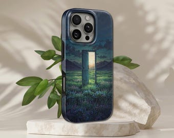 Custodia per telefono Fantasy Door Night Sky TOUGH per iPhone 17 Pro Max, 16e, 15, 14, 13 e Samsung S26 Ultra, S25 FE, A57, A56, Pixel 10, 9A
