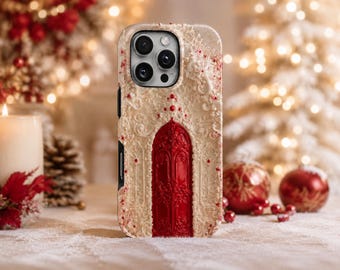 Christmas Phone Case Winter TOUGH Cover for iPhone 17 Pro Max, 16e, 15, 14, 13 & Samsung S26 Ultra, S25 FE, A57, A56, Pixel 10, 9A
