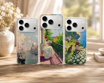 Painting Phone Case Art Cover for iPhone 17 Pro Max, 17e, 15, 14, 13 & Samsung S26 Ultra, S25 FE, A57, A56, Pixel 10, 9A