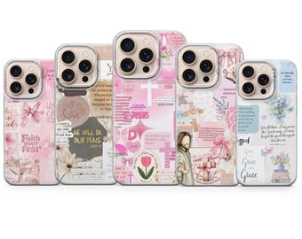 God Christian Phone Case Bible Verse Cover for iPhone 17 Pro Max, 17e, 15, 14, 13 & Samsung S26 Ultra, S25 FE, A57, A56, Pixel 10, 9A