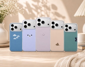 Funda minimalista para teléfono, cubierta sencilla para iPhone 18 Pro Max, 17, 16, 15, Samsung S26 Ultra, S25 FE, A57, A56, Pixel 11, 10