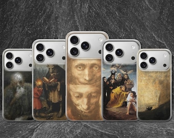 Goya Art Phone Case Painting Horror Cover for iPhone 17 Pro Max, 17e, 15, 14, 13 & Samsung S26 Ultra, S25 FE, A57, A56, Pixel 10, 9A