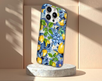 Italian Phone Case Lemon TOUGH Cover for iPhone 17 Pro Max, 16e, 15, 14, 13 & Samsung S26 Ultra, S25 FE, A57, A56, Pixel 10, 9A