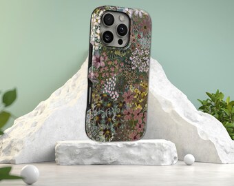 Flower Garden Phone Case Wildflower TOUGH Cover for iPhone 17 Pro Max, 16e, 15, 14, 13 & Samsung S26 Ultra, S25 FE, A57, A56, Pixel 10, 9A