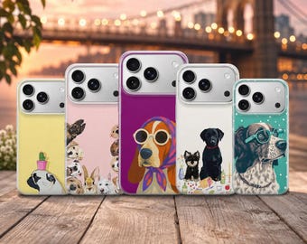 Dog Phone Case Pet Cover for iPhone 17 Pro Max, 17e, 15, 14, 13 & Samsung S26 Ultra, S25 FE, A57, A56, Pixel 10, 9A