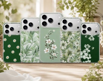 Flower Phone Case Floral Cover for iPhone 17 Pro Max, 17e, 15, 14, 13 & Samsung S26 Ultra, S25 FE, A57, A56, Pixel 10, 9A