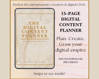 Pianificatore di contenuti per i social media / Manuale definitivo sulla strategia dei contenuti digitali / Sistema di pubblicazione dei creatori di 30 giorni