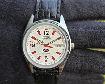 オリジナル CITIZEN 21 JEWELS デイデイト 自動巻き 日本製 腕時計