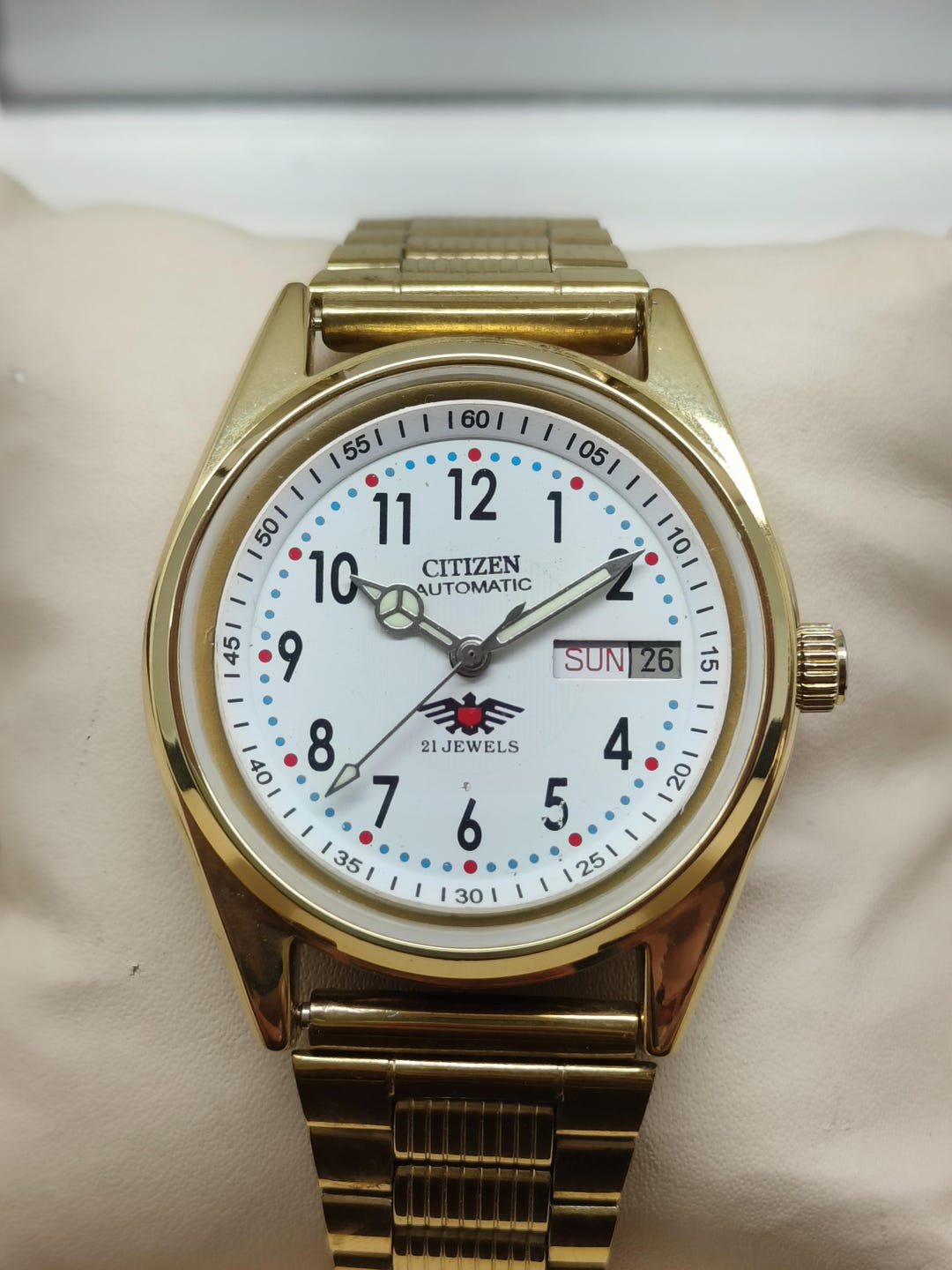 Vintage Citizen Automatic Gold Watch Mechanical Men’s Back Glass ...