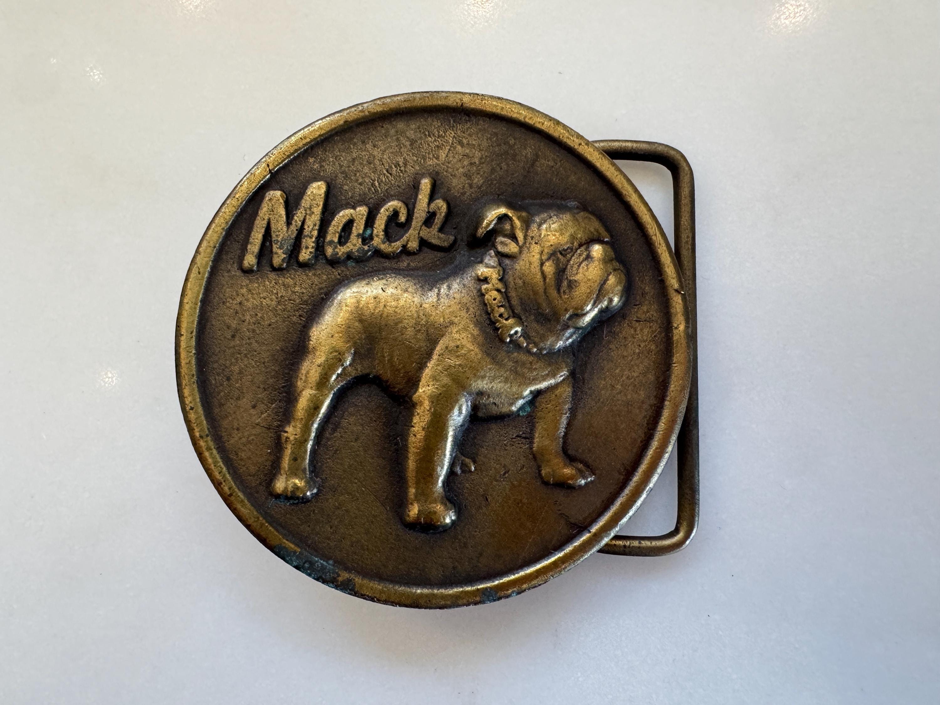 Rare Vintage Mack Bulldog Belt Buckle by Tiffany Studio New York