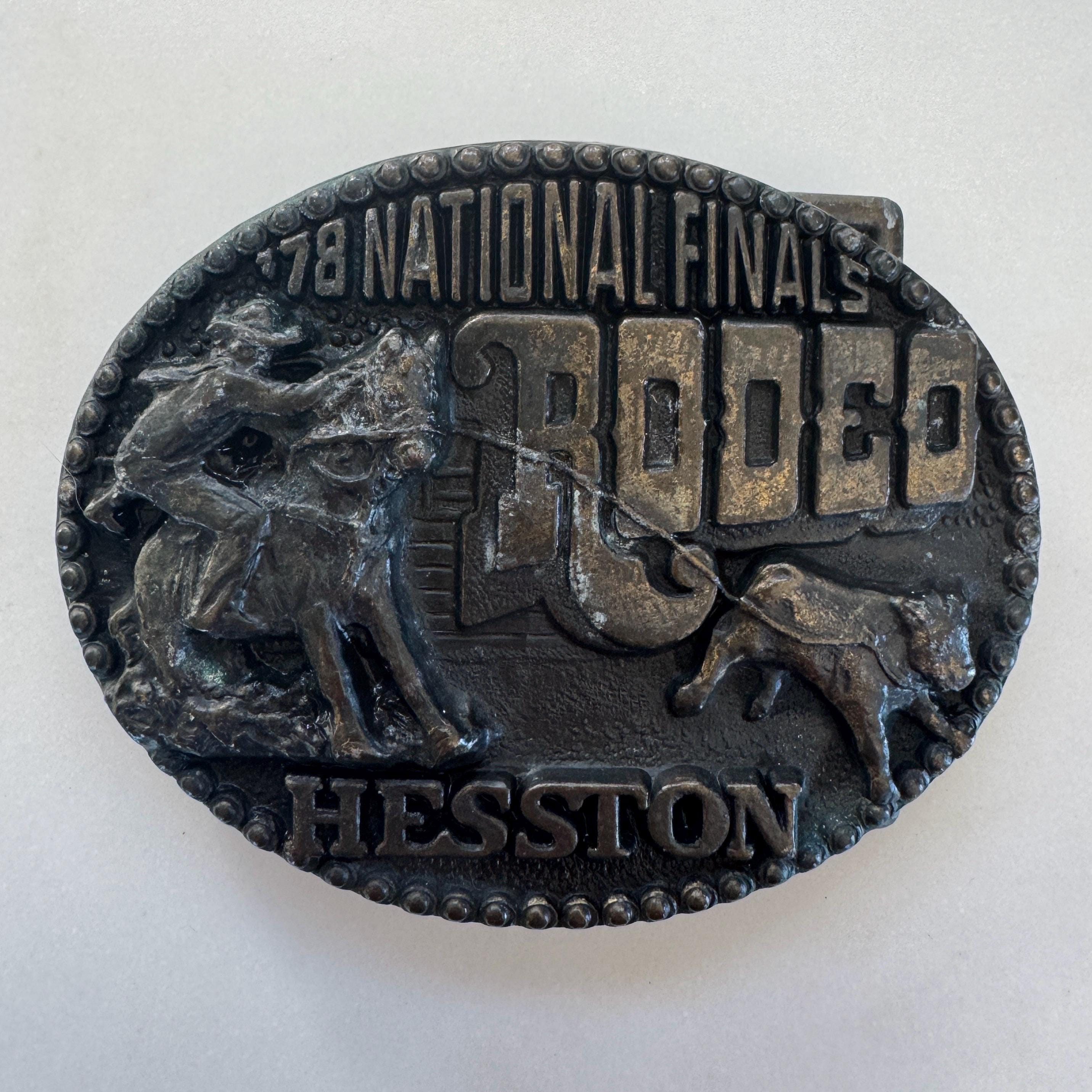 Vintage Roach Tire Barn of Slapout, Oklahoma Belt Buckle 2 3/4 x 3 3/4\