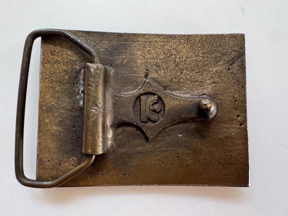 Liberty Bell Bicentennial American Flag Vintage Belt Buckle 1776