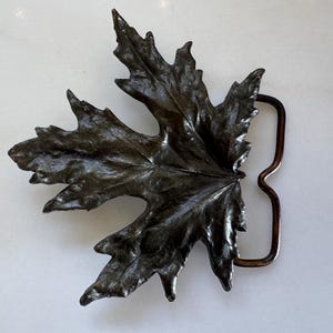 Bergamot Brass Works Leaf Belt Buckle - Etsy display picture 3