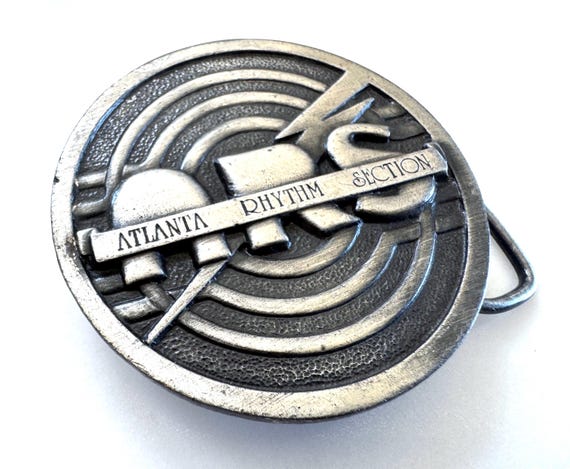Vintage 1977 Atlanta Rhythm Section ARS Bergamot Belt Buckle View 4
