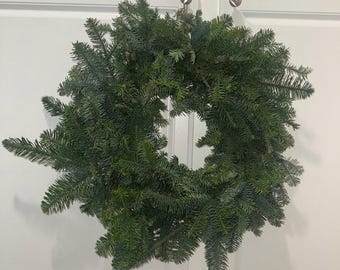 22”Fresh Noble Fir  Wreath