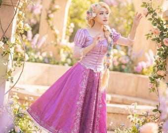 Anime Cosplay Outfit Rapunzel-The Princess - Full Costume Set for Expo-Events