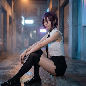 Zestaw kostiumów cosplay inspirowanych Reze na targi i konwenty