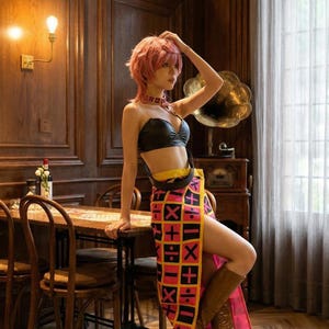 Convention Ready Trish Una Cosplay Costume - Full Anime Set