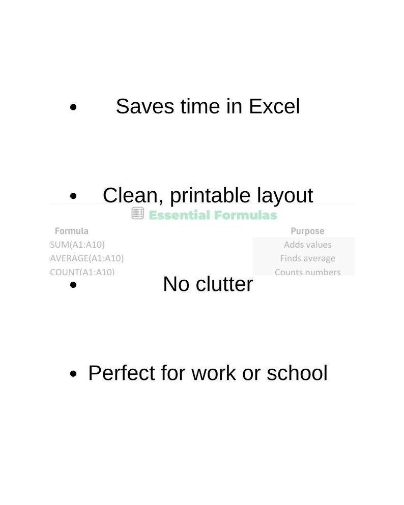 Excel Keyboard Shortcuts Cheat Sheet | Beginner-friendly, Windows & Mac ...