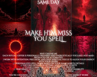 Make Him Miss You Spell – Deep Emotional Longing, Heartfelt Memories & Powerful Reconnection Ritual