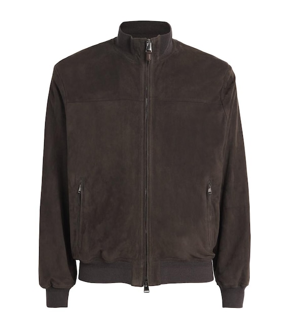 Goat Suede Jacket | Genuine Goat Suede Leather | Classic Casual