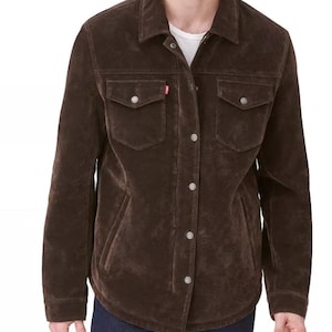 Faux Suede Shacket | Women’s Vegan Suede Shirt Jacket | Button-Up Casual Overshirt | Lightweight Everyday Outerwear