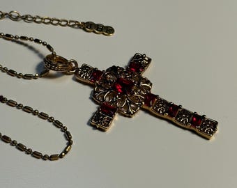 Camrose & Kross Vintage Cross Pendant w/ Necklace