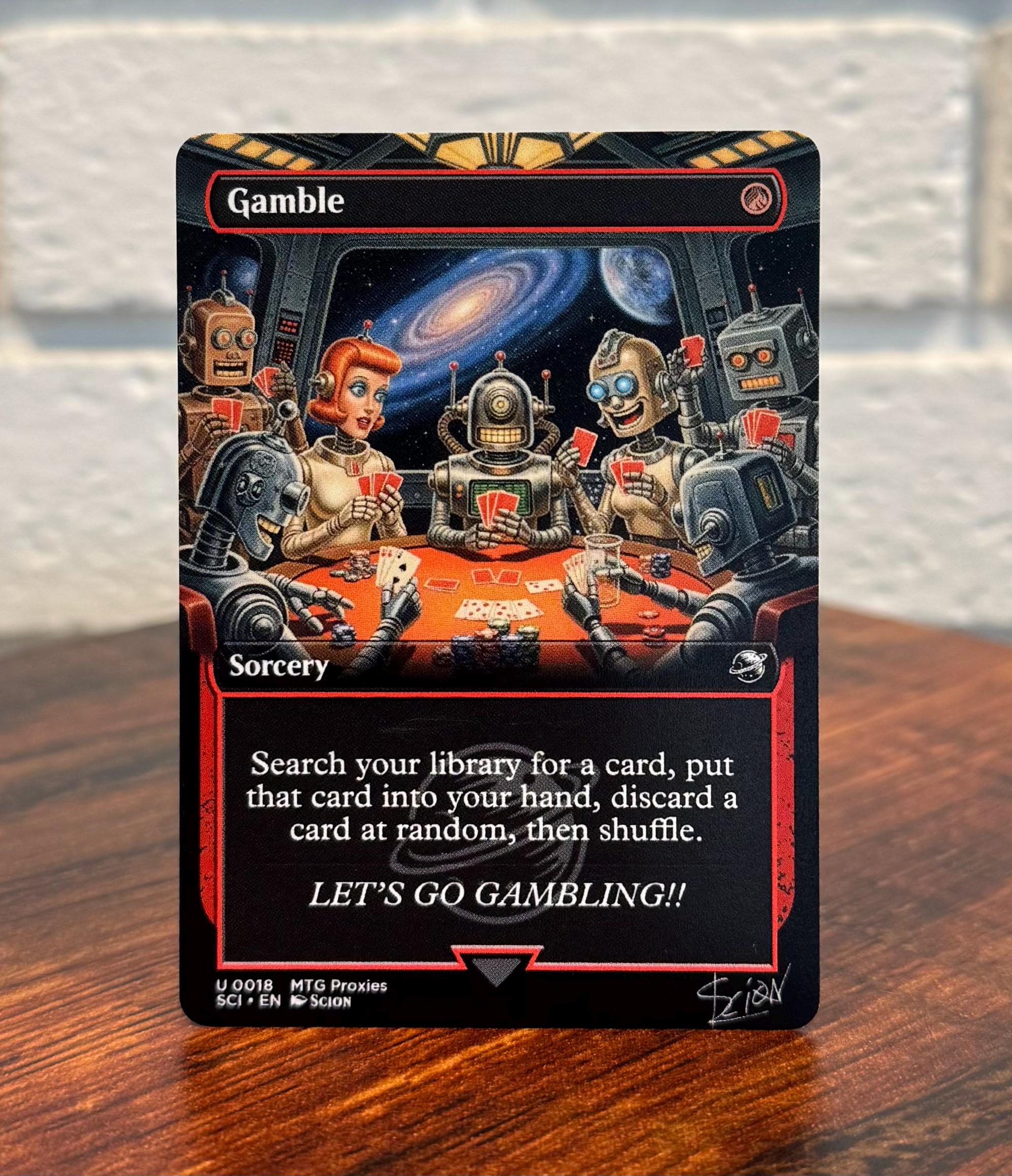 Mtg Proxy Gamble - Etsy