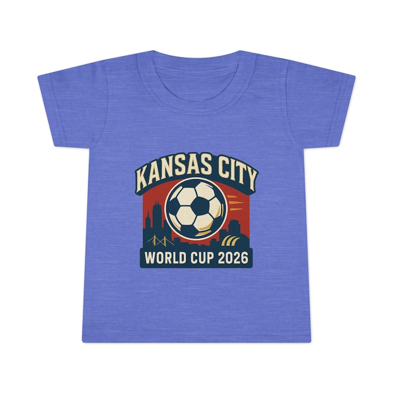 Camiseta para niño/niña de la Copa Mundial de Fútbol de Kansas City 2026 imagen 6