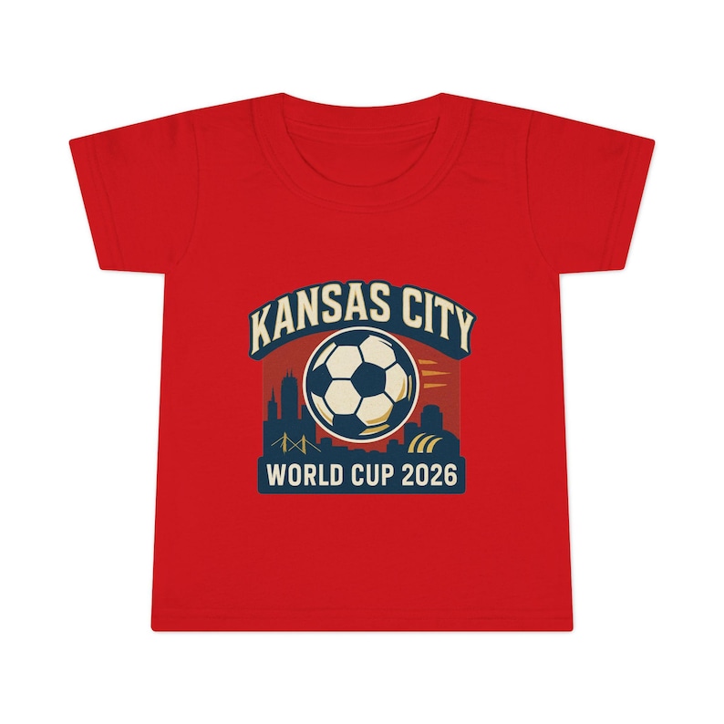 Camiseta para niño/niña de la Copa Mundial de Fútbol de Kansas City 2026 imagen 10