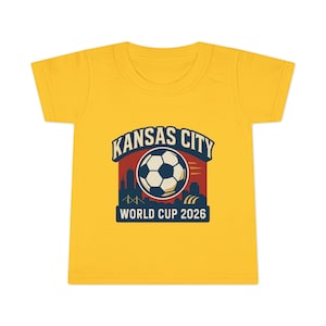 Camiseta para niño/niña de la Copa Mundial de Fútbol de Kansas City 2026 imagen 2