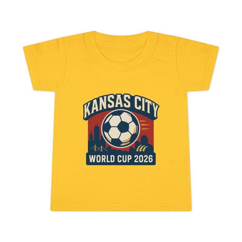 Camiseta para niño/niña de la Copa Mundial de Fútbol de Kansas City 2026 imagen 2