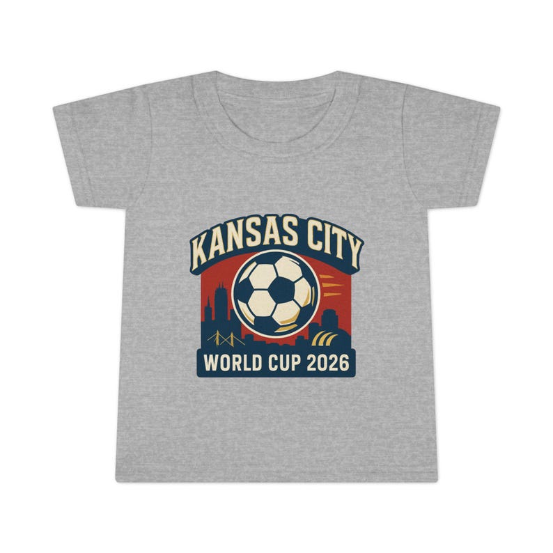 Camiseta para niño/niña de la Copa Mundial de Fútbol de Kansas City 2026 imagen 1
