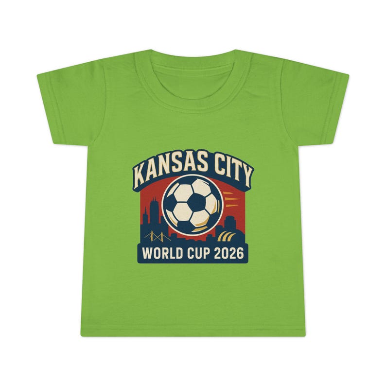 Camiseta para niño/niña de la Copa Mundial de Fútbol de Kansas City 2026 imagen 3