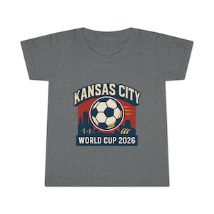 Camiseta para niño/niña de la Copa Mundial de Fútbol de Kansas City 2026 imagen 4