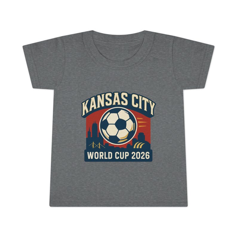 Camiseta para niño/niña de la Copa Mundial de Fútbol de Kansas City 2026 imagen 4