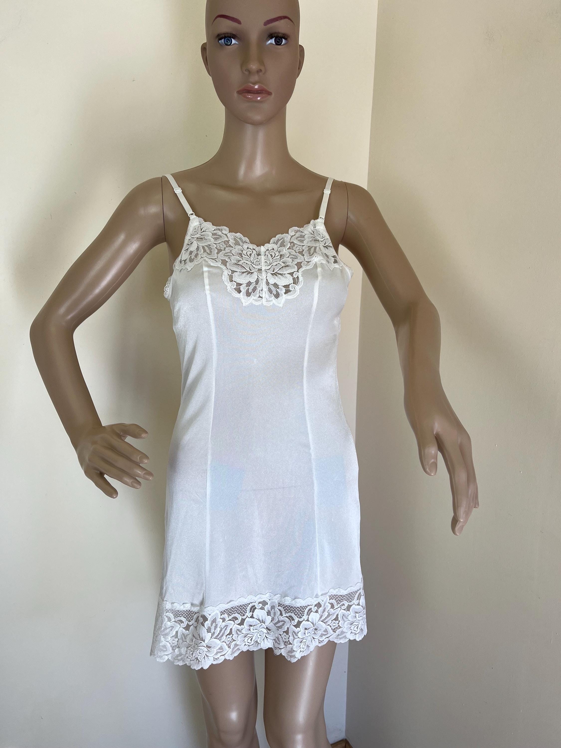 Lace Trim Slip Dress - Etsy