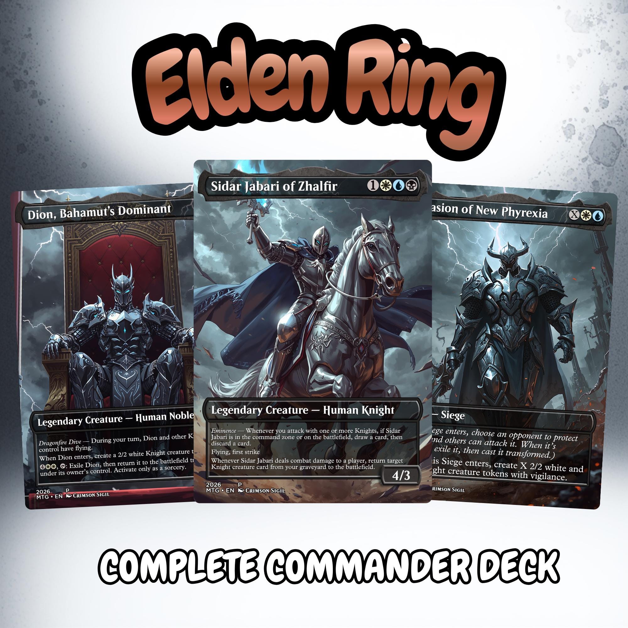 Elden Ring Commander Deck - Etsy