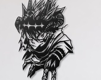 Decorazione/arte murale in metallo anime