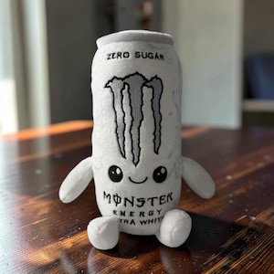 Peluche de Monster Energy Drink, muñeco de peluche adorable, regalo para niños.