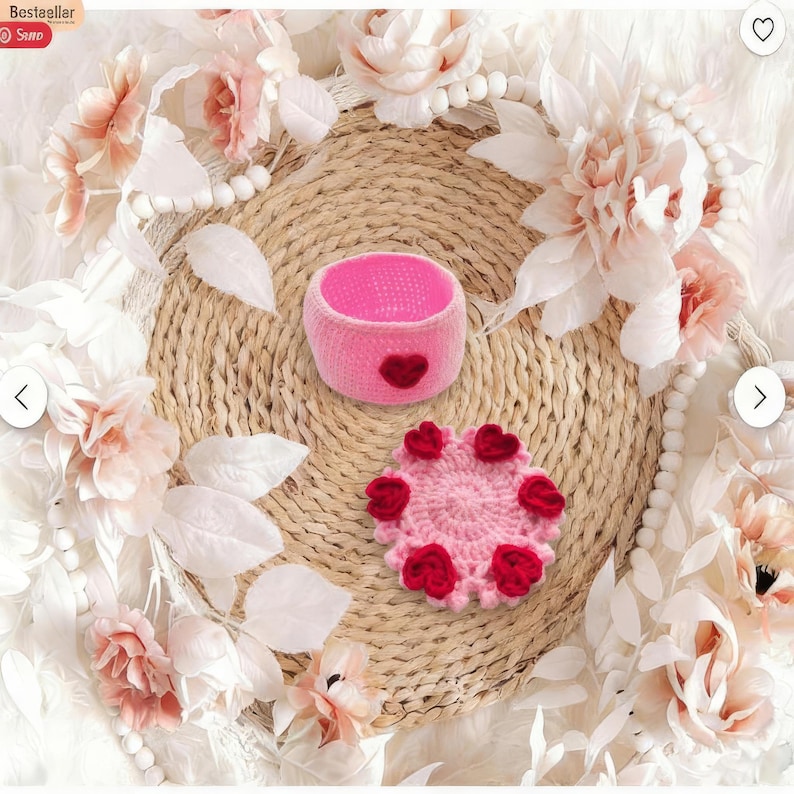 Crochet Coaster Pattern Beginner Friendly Pdf Guide Instant Download Tutorial Bundle Sunflower Amigurumi Design Flower Pot Holder Bobbiny image 8